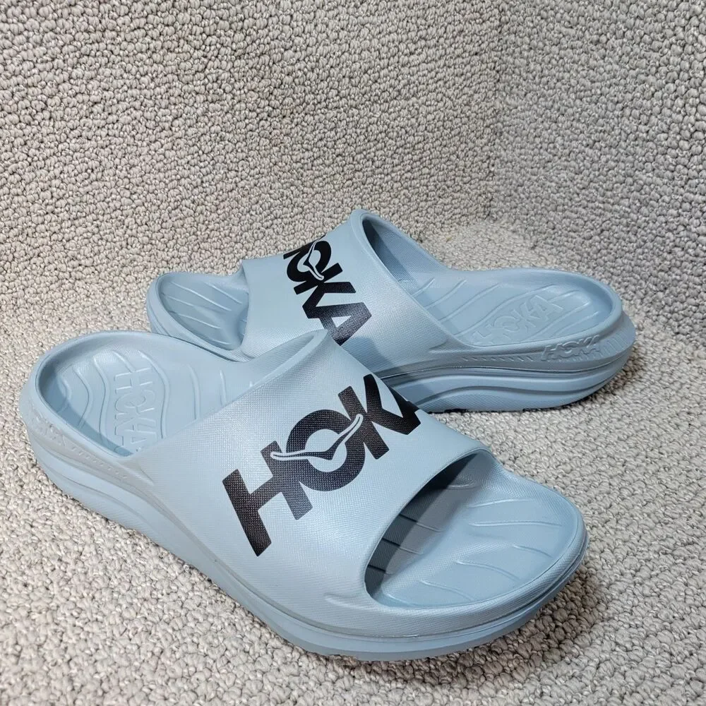 Hoka One One Ora Athletic Slide Blue Black Men's US Size 11
